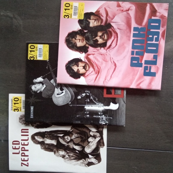 Other - 2012 HMV Music Band Biography Books Elvis, Pink Floyd, Led Zeppelin